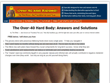 Tablet Screenshot of over40andripped.com